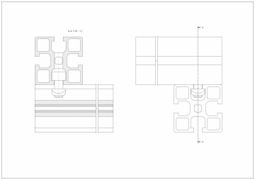 Kurze Schraube + Mutter