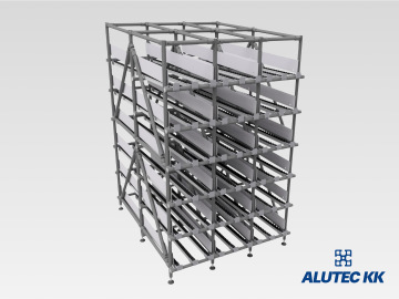 Aluminium tubular construction system