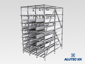 Aluminium tubular construction system
