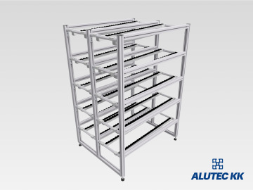 Aluminium tubular construction system