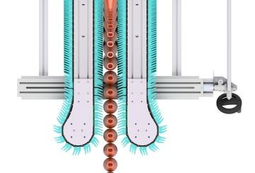 Lamelový vynášecí dopravník Aluflex vertical